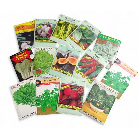 15 Full Seed Packets Some Vintage 1970's Some 2021 No Guarantee Viability - Picture 1 of 6